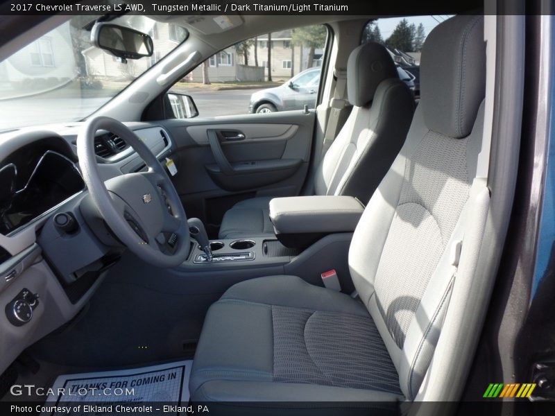 Tungsten Metallic / Dark Titanium/Light Titanium 2017 Chevrolet Traverse LS AWD