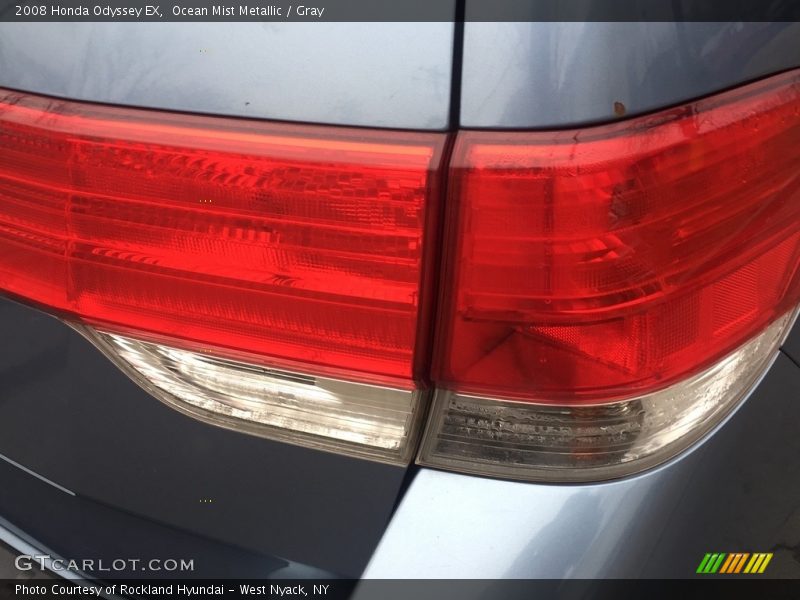 Ocean Mist Metallic / Gray 2008 Honda Odyssey EX