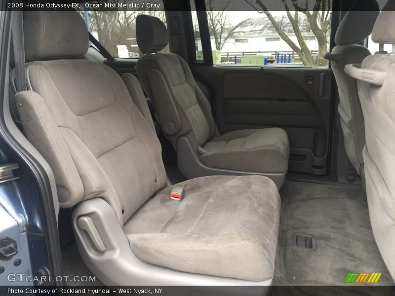 Ocean Mist Metallic / Gray 2008 Honda Odyssey EX