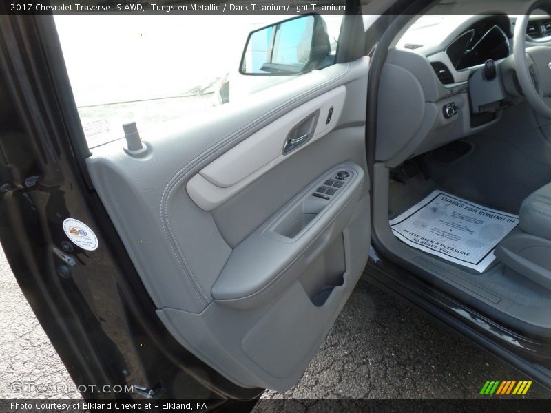 Tungsten Metallic / Dark Titanium/Light Titanium 2017 Chevrolet Traverse LS AWD