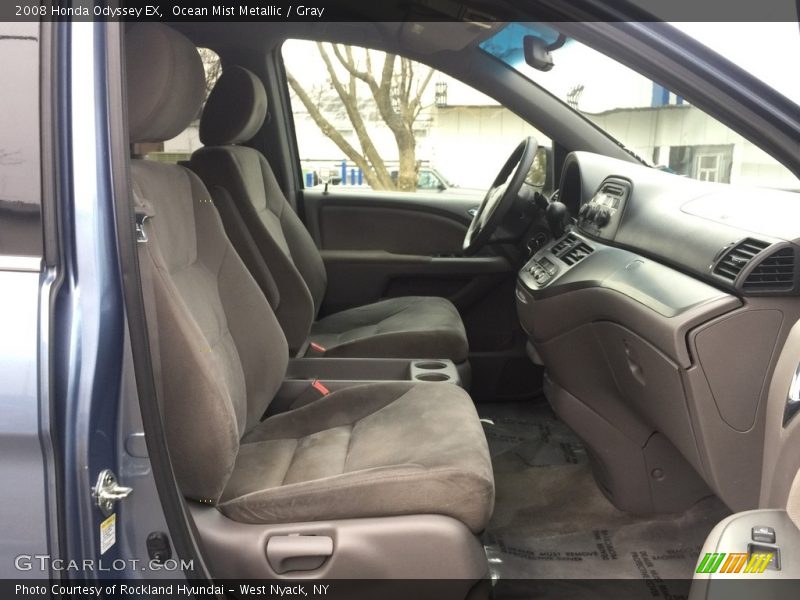 Ocean Mist Metallic / Gray 2008 Honda Odyssey EX