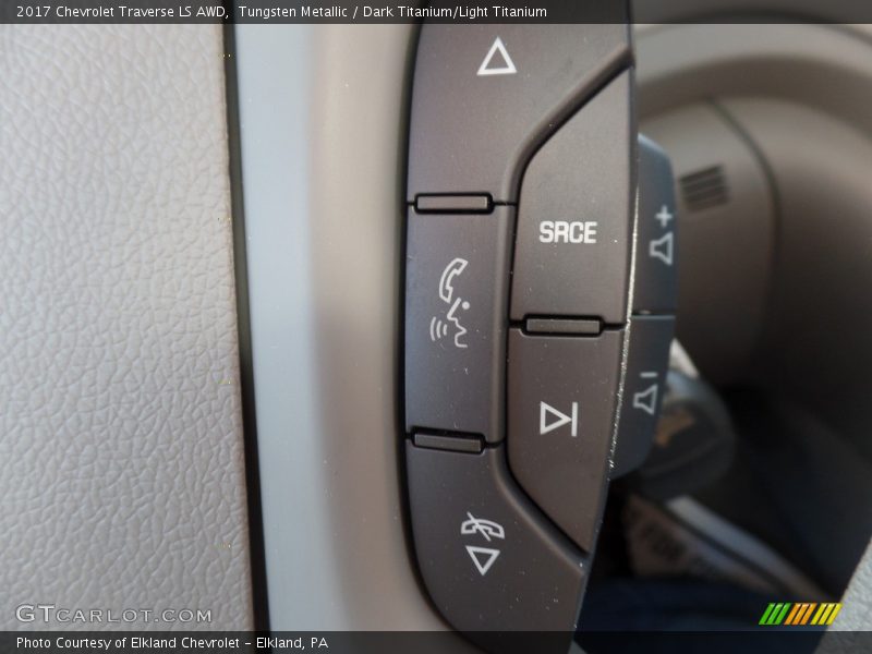 Tungsten Metallic / Dark Titanium/Light Titanium 2017 Chevrolet Traverse LS AWD