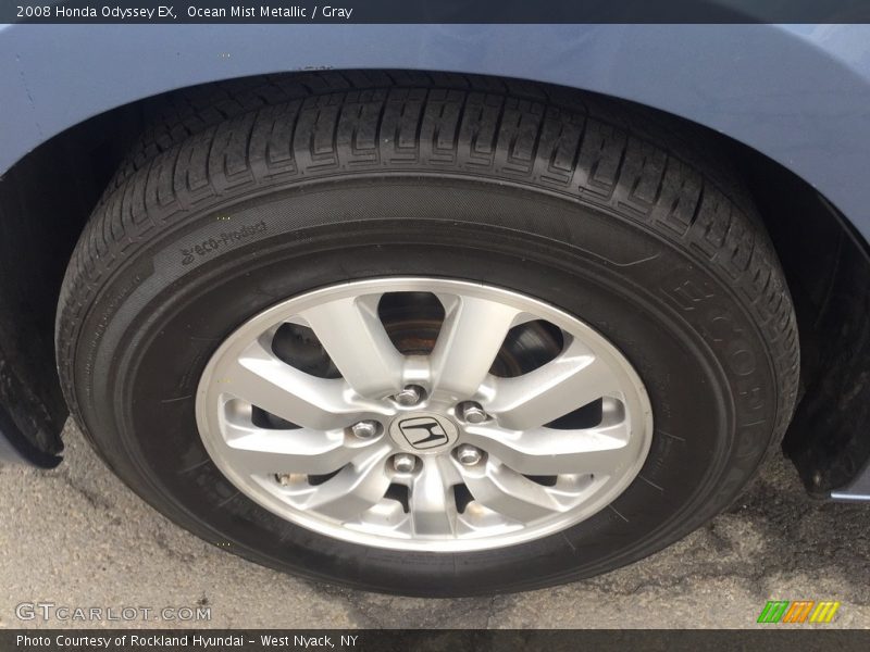Ocean Mist Metallic / Gray 2008 Honda Odyssey EX