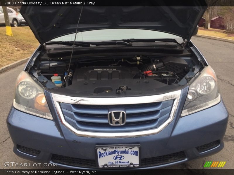 Ocean Mist Metallic / Gray 2008 Honda Odyssey EX