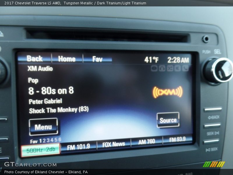 Tungsten Metallic / Dark Titanium/Light Titanium 2017 Chevrolet Traverse LS AWD