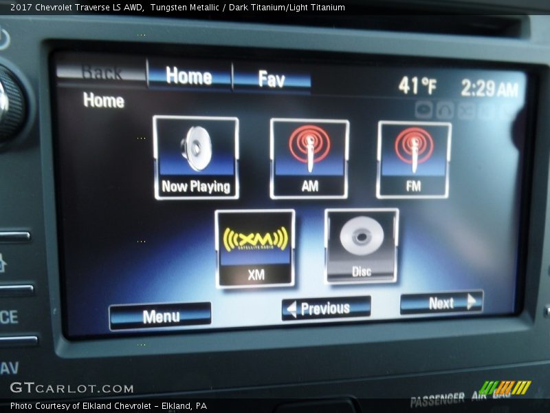 Tungsten Metallic / Dark Titanium/Light Titanium 2017 Chevrolet Traverse LS AWD