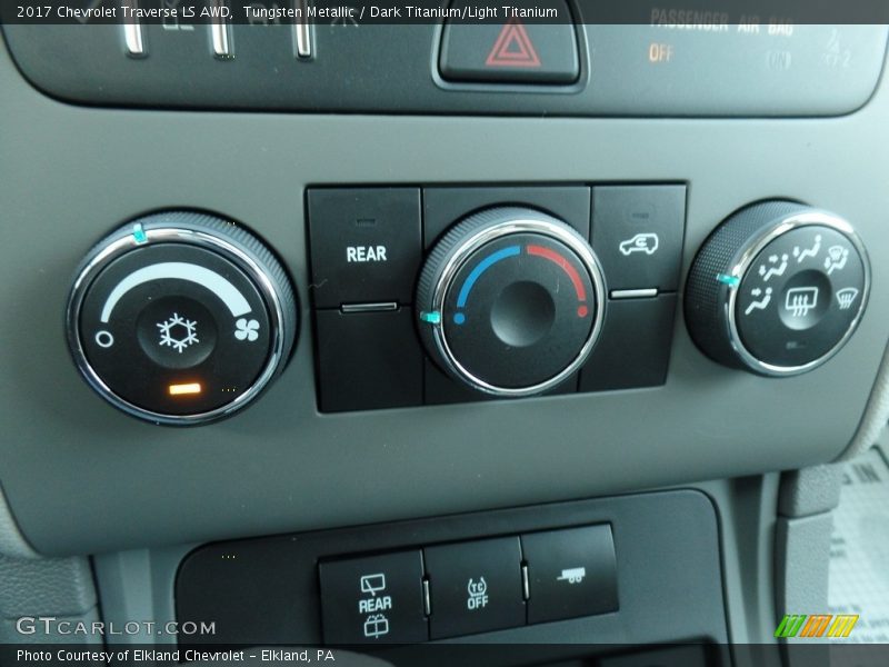 Tungsten Metallic / Dark Titanium/Light Titanium 2017 Chevrolet Traverse LS AWD