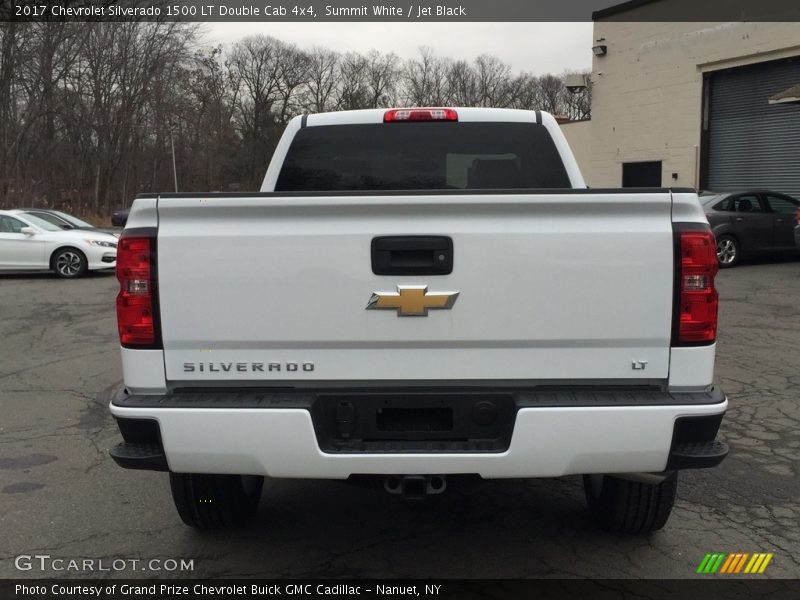 Summit White / Jet Black 2017 Chevrolet Silverado 1500 LT Double Cab 4x4