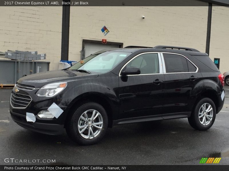 Black / Jet Black 2017 Chevrolet Equinox LT AWD