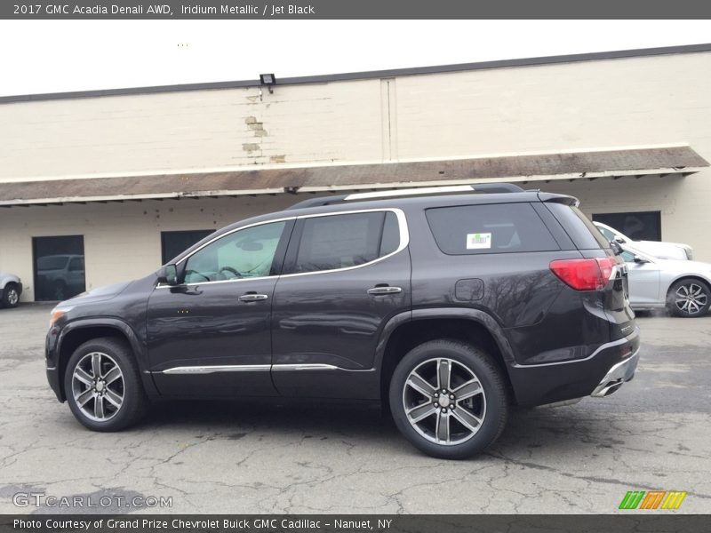 Iridium Metallic / Jet Black 2017 GMC Acadia Denali AWD