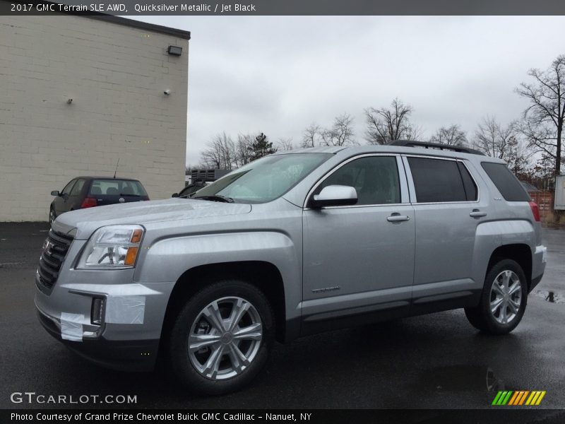 Quicksilver Metallic / Jet Black 2017 GMC Terrain SLE AWD