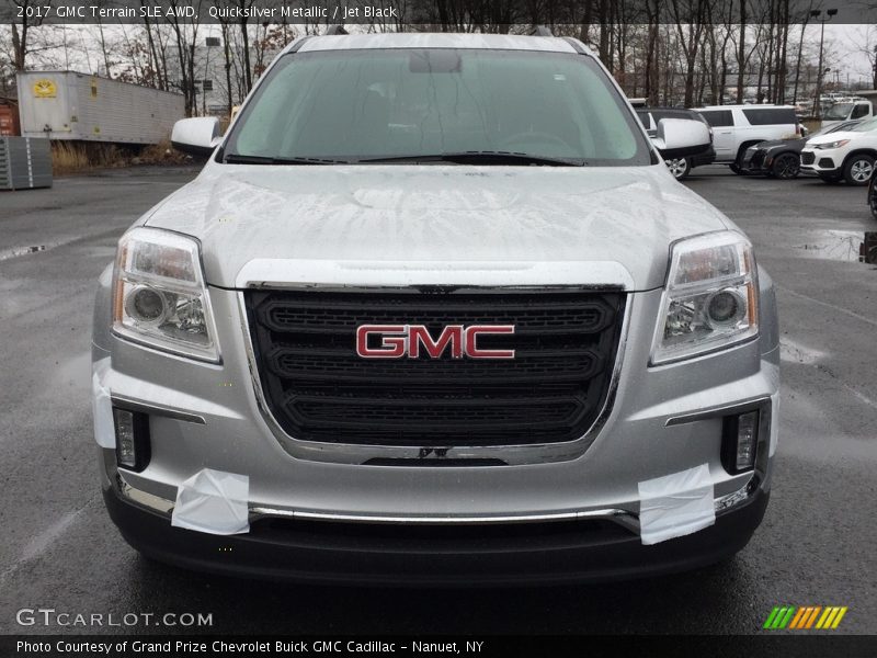 Quicksilver Metallic / Jet Black 2017 GMC Terrain SLE AWD