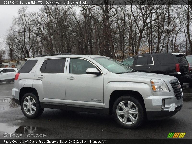 Quicksilver Metallic / Jet Black 2017 GMC Terrain SLE AWD