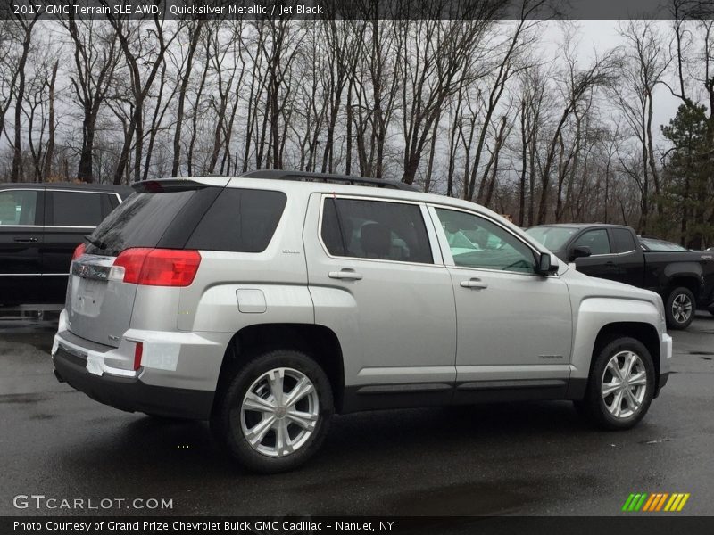 Quicksilver Metallic / Jet Black 2017 GMC Terrain SLE AWD