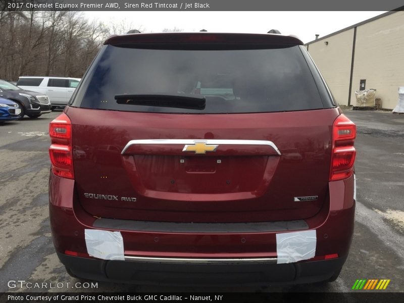 Siren Red Tintcoat / Jet Black 2017 Chevrolet Equinox Premier AWD