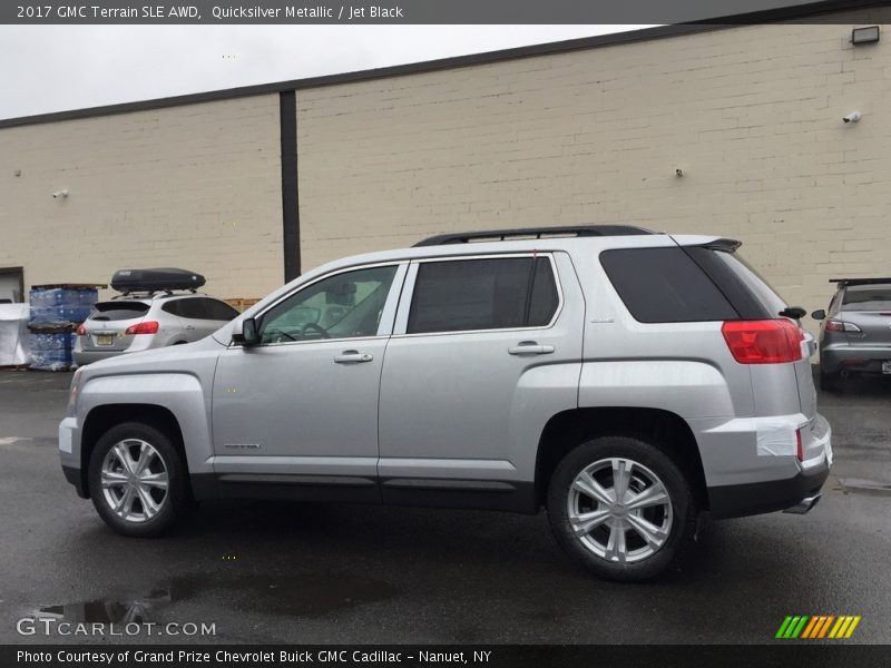 Quicksilver Metallic / Jet Black 2017 GMC Terrain SLE AWD
