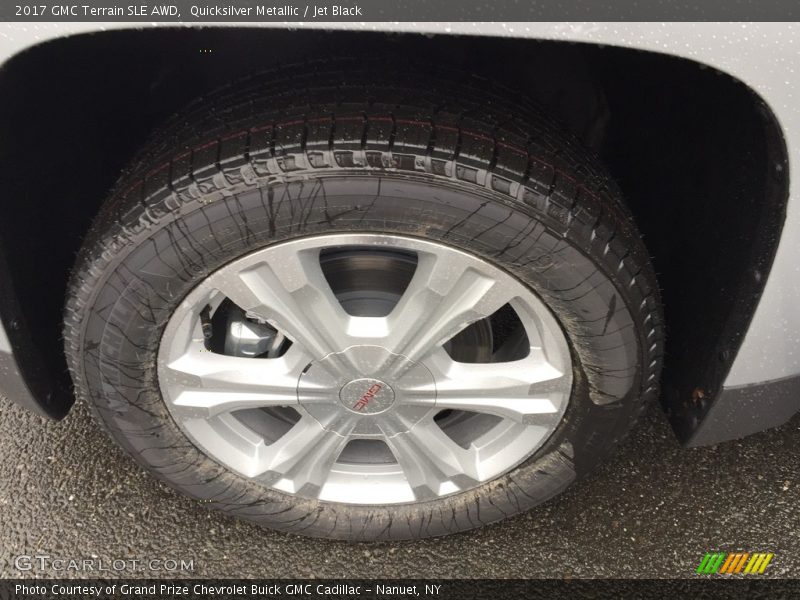 Quicksilver Metallic / Jet Black 2017 GMC Terrain SLE AWD