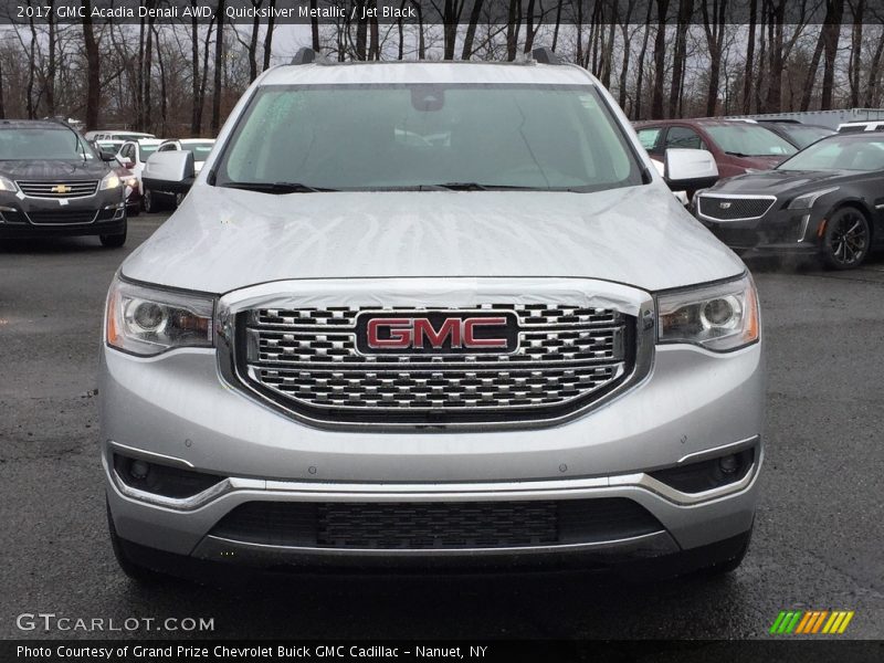 Quicksilver Metallic / Jet Black 2017 GMC Acadia Denali AWD