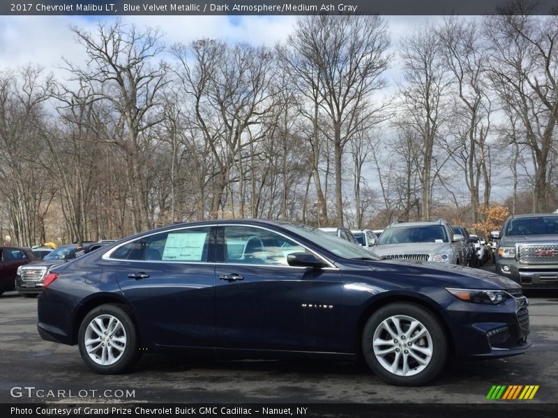 Blue Velvet Metallic / Dark Atmosphere/Medium Ash Gray 2017 Chevrolet Malibu LT