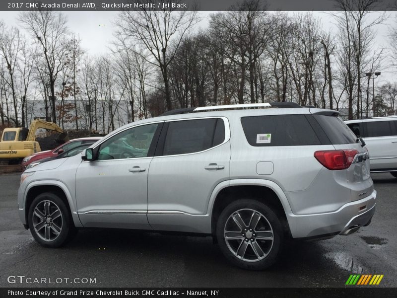 Quicksilver Metallic / Jet Black 2017 GMC Acadia Denali AWD