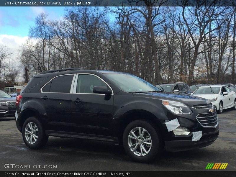 Black / Jet Black 2017 Chevrolet Equinox LT AWD