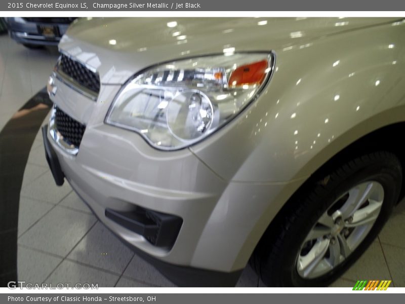 Champagne Silver Metallic / Jet Black 2015 Chevrolet Equinox LS