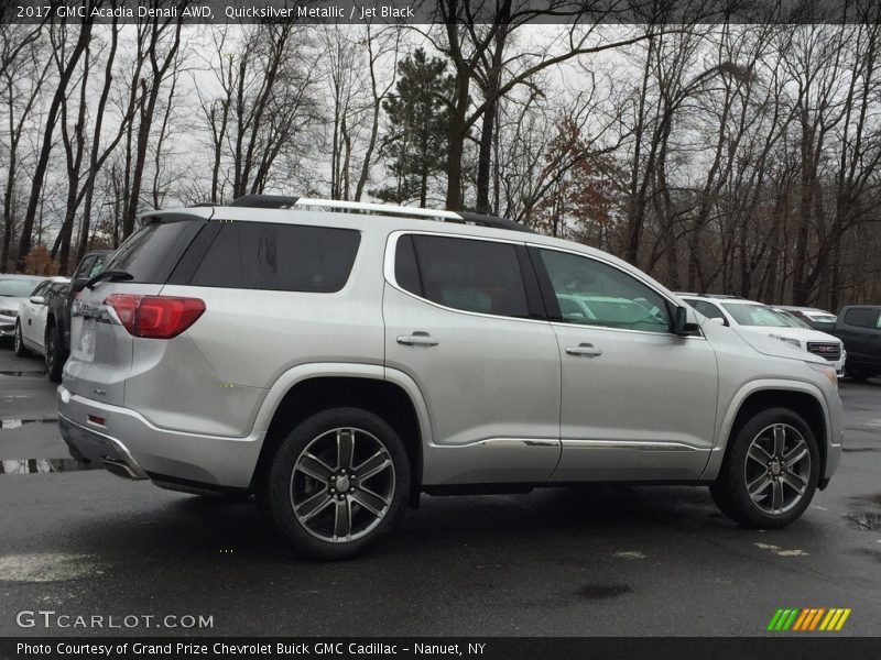 Quicksilver Metallic / Jet Black 2017 GMC Acadia Denali AWD