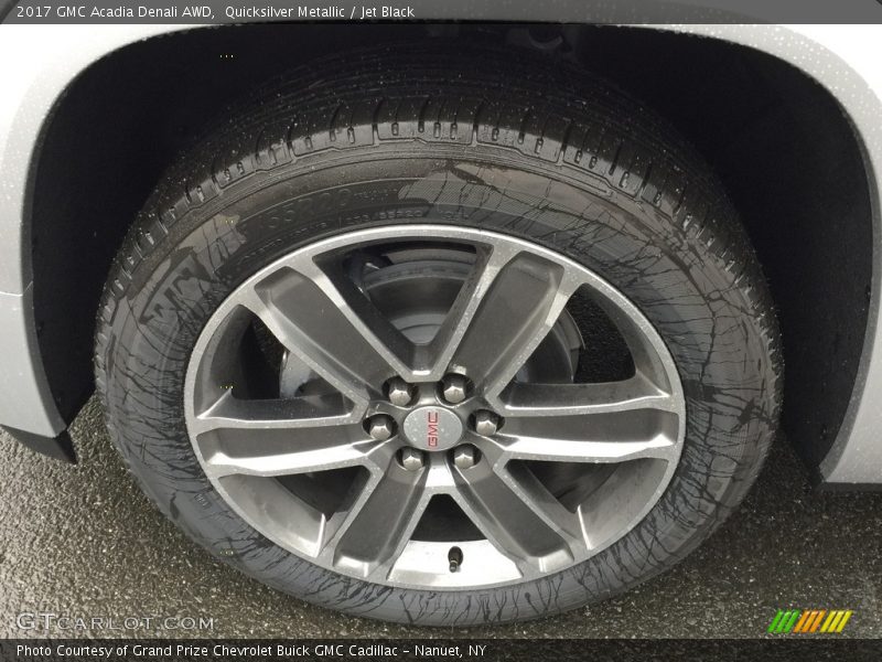 Quicksilver Metallic / Jet Black 2017 GMC Acadia Denali AWD