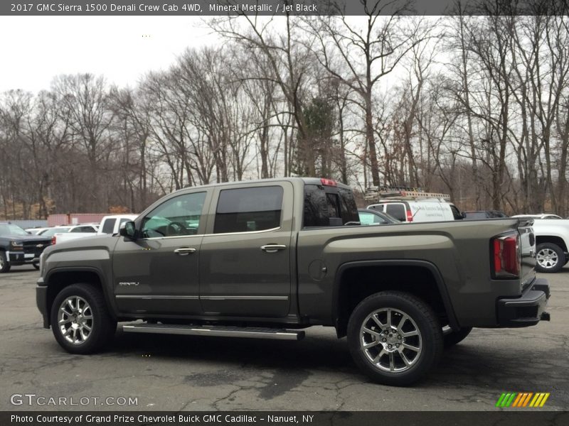 Mineral Metallic / Jet Black 2017 GMC Sierra 1500 Denali Crew Cab 4WD