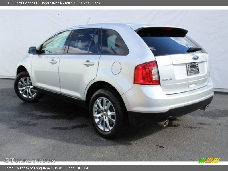 Ingot Silver Metallic / Charcoal Black 2012 Ford Edge SEL