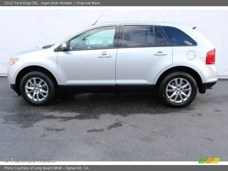 Ingot Silver Metallic / Charcoal Black 2012 Ford Edge SEL