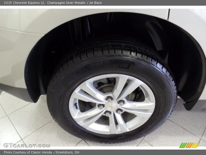 Champagne Silver Metallic / Jet Black 2015 Chevrolet Equinox LS