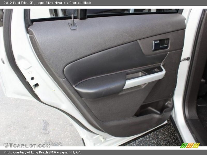 Ingot Silver Metallic / Charcoal Black 2012 Ford Edge SEL