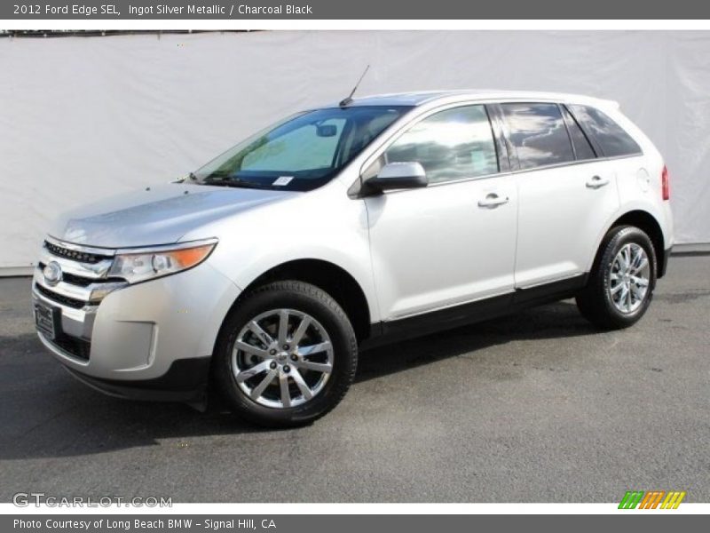 Ingot Silver Metallic / Charcoal Black 2012 Ford Edge SEL