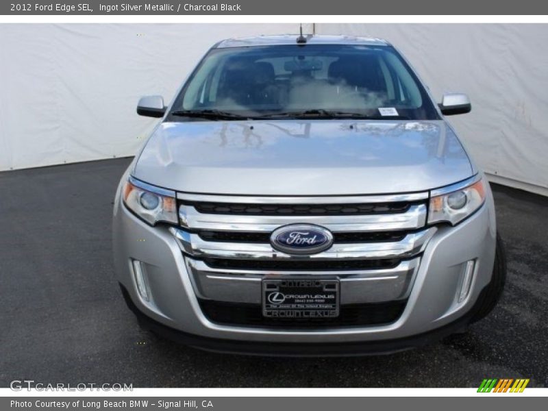 Ingot Silver Metallic / Charcoal Black 2012 Ford Edge SEL