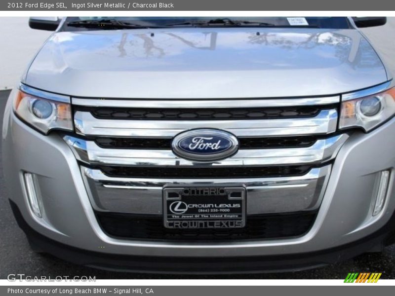 Ingot Silver Metallic / Charcoal Black 2012 Ford Edge SEL