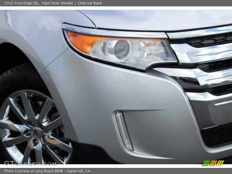 Ingot Silver Metallic / Charcoal Black 2012 Ford Edge SEL