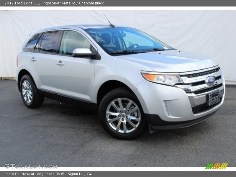 Ingot Silver Metallic / Charcoal Black 2012 Ford Edge SEL