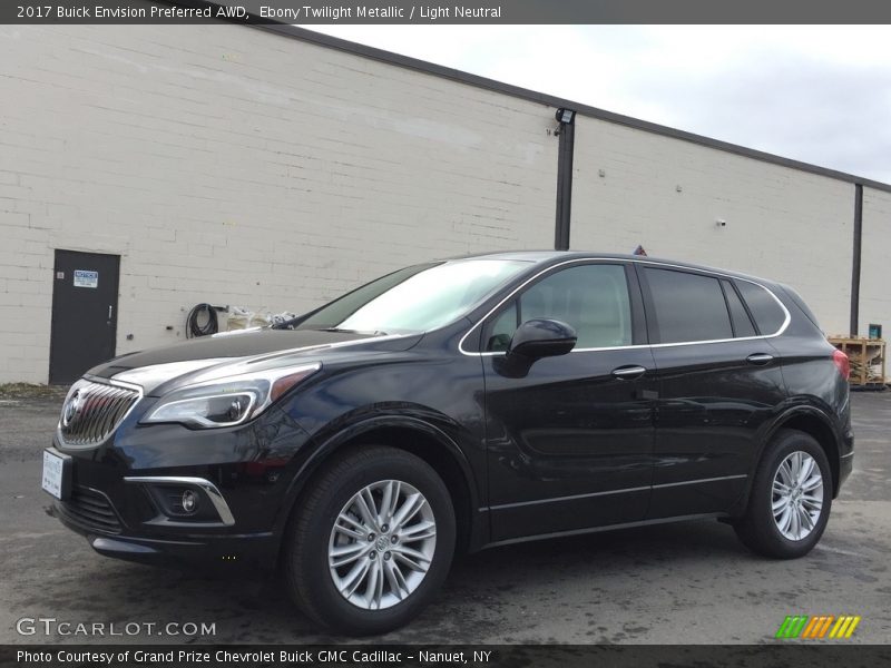 Ebony Twilight Metallic / Light Neutral 2017 Buick Envision Preferred AWD