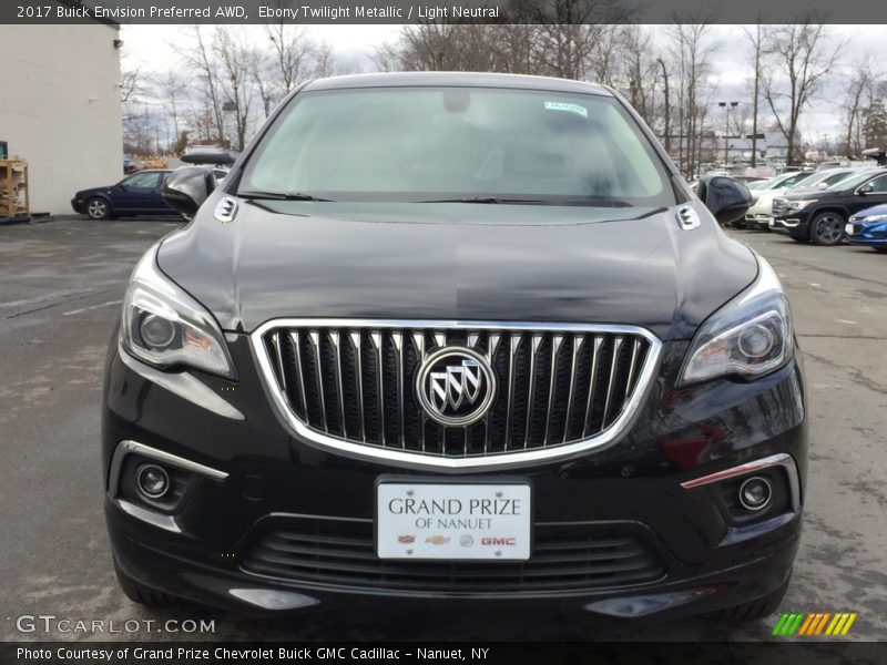 Ebony Twilight Metallic / Light Neutral 2017 Buick Envision Preferred AWD