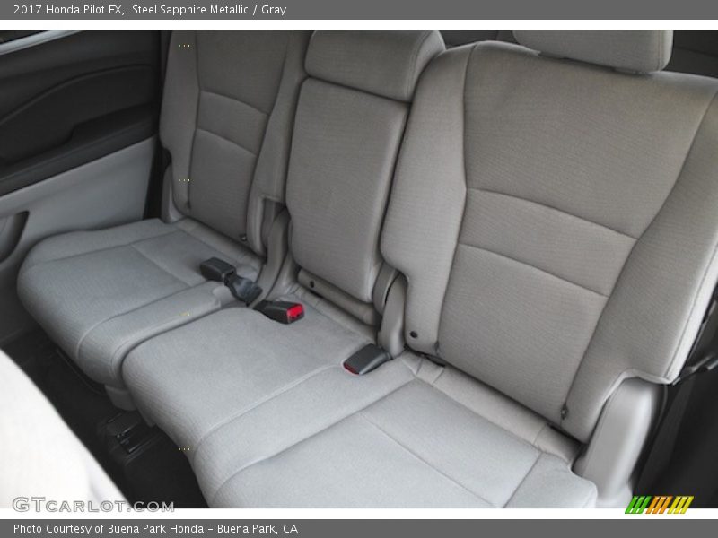 Steel Sapphire Metallic / Gray 2017 Honda Pilot EX