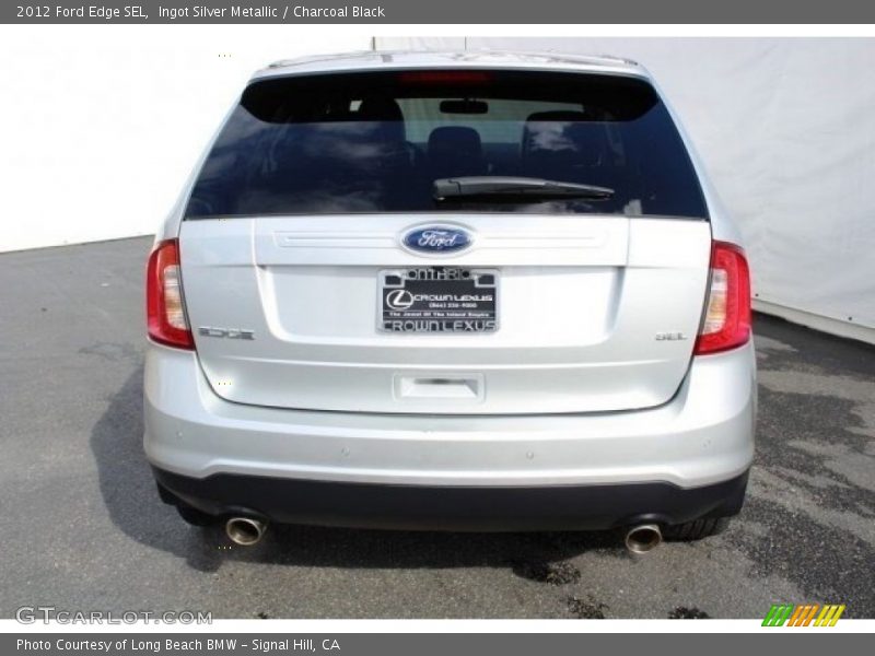 Ingot Silver Metallic / Charcoal Black 2012 Ford Edge SEL