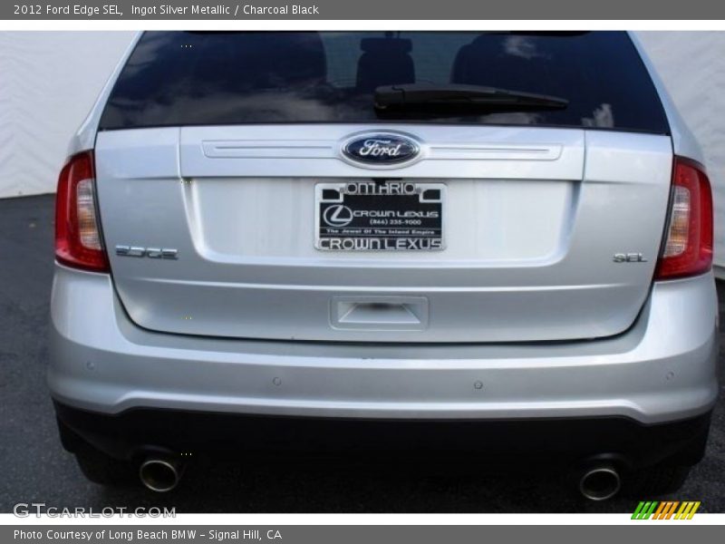 Ingot Silver Metallic / Charcoal Black 2012 Ford Edge SEL