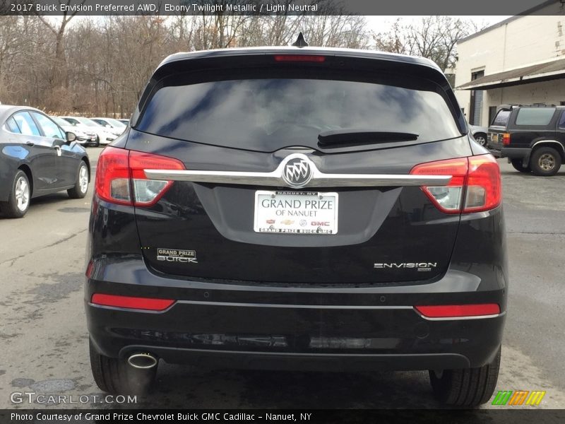 Ebony Twilight Metallic / Light Neutral 2017 Buick Envision Preferred AWD