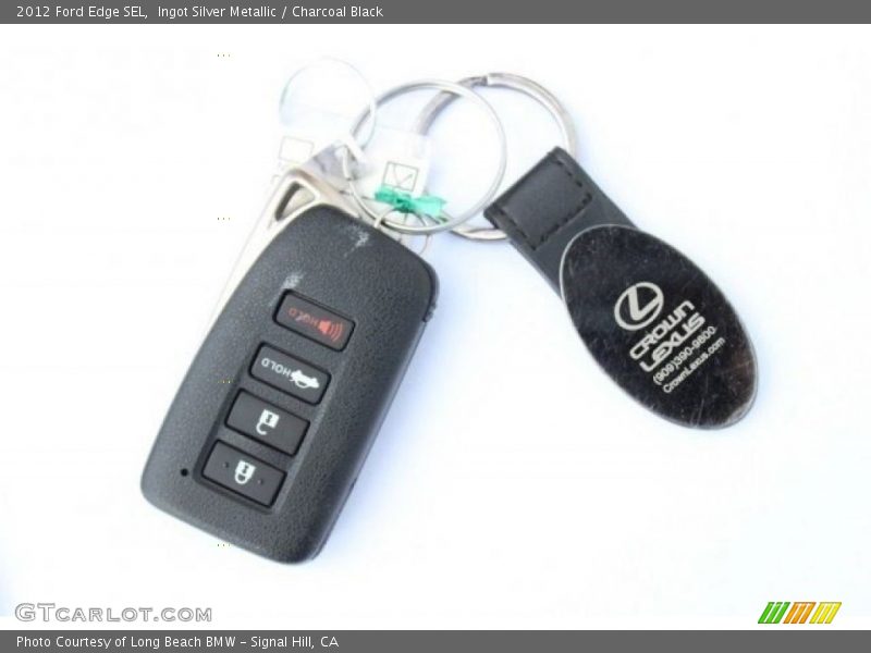 Ingot Silver Metallic / Charcoal Black 2012 Ford Edge SEL