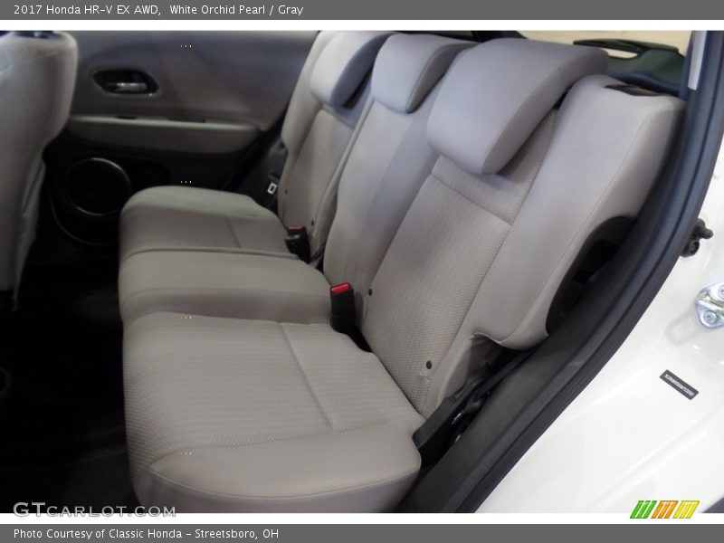 White Orchid Pearl / Gray 2017 Honda HR-V EX AWD