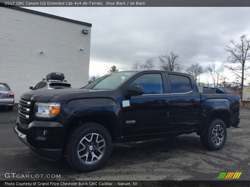 Onyx Black / Jet Black 2017 GMC Canyon SLE Extended Cab 4x4 All-Terrain