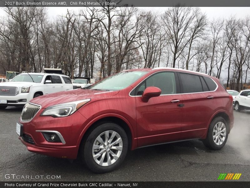 Chili Red Metallic / Ebony 2017 Buick Envision Essence AWD