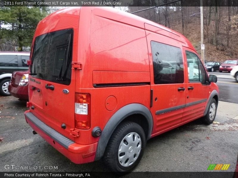 Torch Red / Dark Grey 2011 Ford Transit Connect XLT Cargo Van