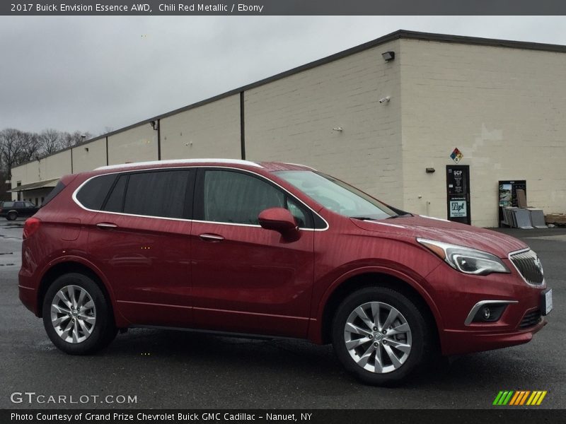 Chili Red Metallic / Ebony 2017 Buick Envision Essence AWD